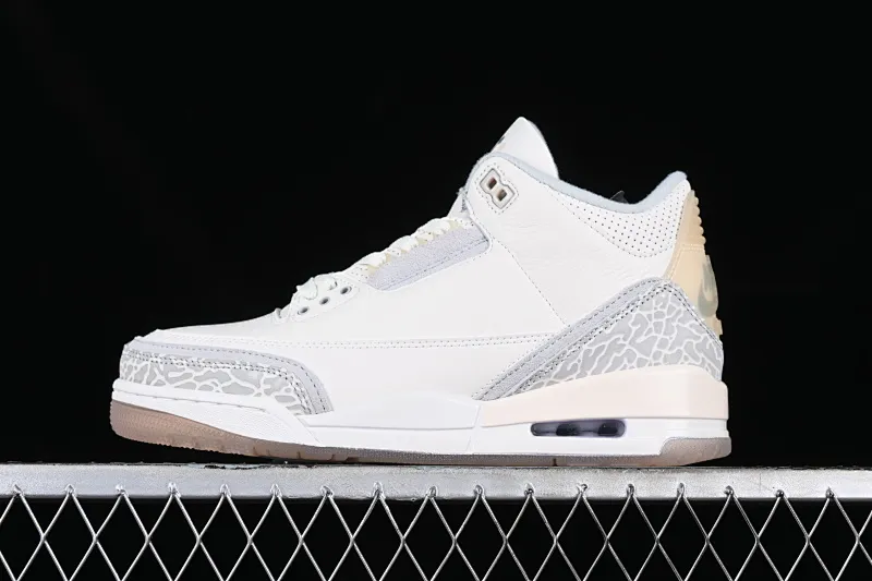 All categories Air Jordan Jordan series basketball shoes Air Jordan 3 L version Air Jordan 3 "Craft Ivory" AJ3 Joe 3 ivory white FJ9479-100